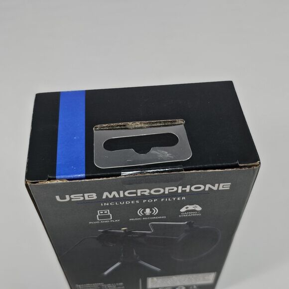 Portable USB Microphone with Pop Filter & Stand | Multi-System Compatible | NIB - Picture 7 of 7